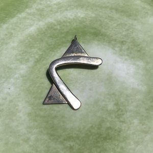 Handmade Silver Geometric Pendant